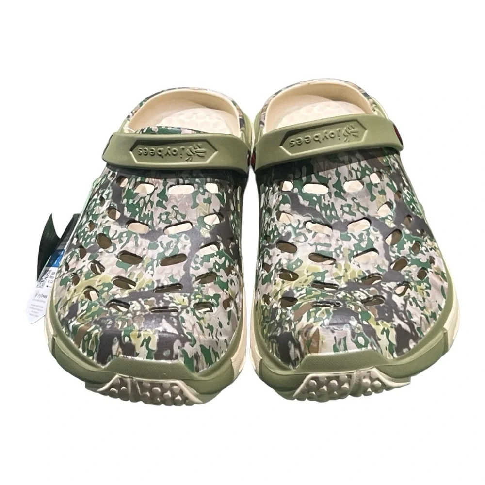 Joybees Men’s Graphic Kryptek Transitional Olive Clog Sandals Size 10. NWT - Picture 4 of 7
